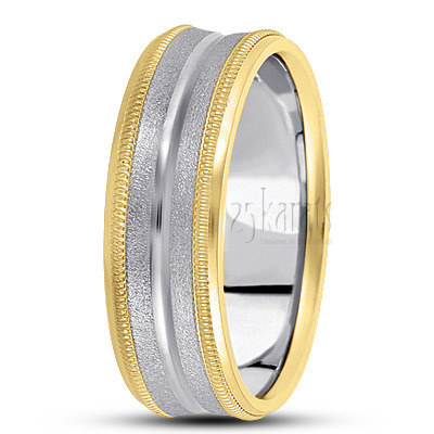 Concave Basic Design Wedding Band  - view 4