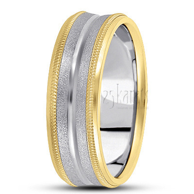 Concave Basic Design Wedding Band  - view 4 thumbnail