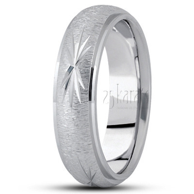 Star Cut Basic Design Wedding Ring  - main view thumbnail