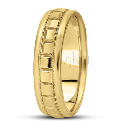 Milgrain Basic Design Wedding Ring  - view 3 thumbnail