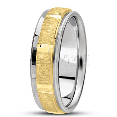 Incised Basic Designer Wedding Band  1 - view 3 thumbnail