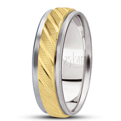 Exquisite Carved Design Wedding Ring  - main view thumbnail
