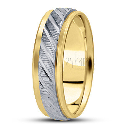 Exquisite Carved Design Wedding Ring  - view 4 thumbnail