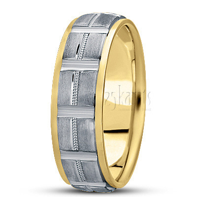 Elegant Satin Finish Wedding Band  - view 4 thumbnail