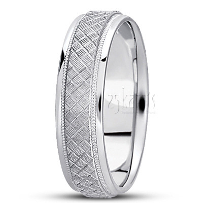 Incised Basic Design Wedding Ring  2 - view 2
