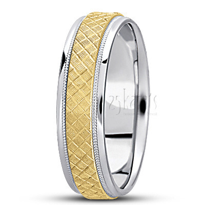 Incised Basic Design Wedding Ring  2 - view 4 thumbnail