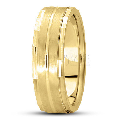 Sturdy Basic Designer Wedding Ring  - view 3 thumbnail