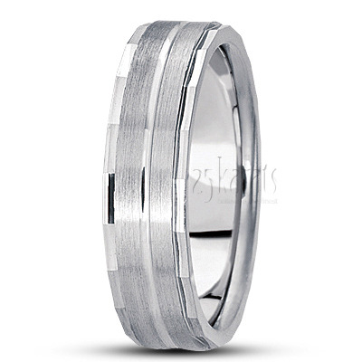 Sturdy Basic Designer Wedding Ring  - view 5