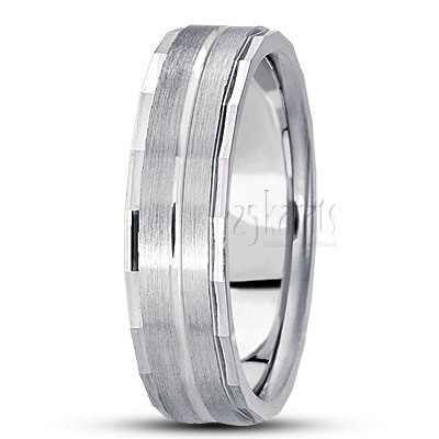 Sturdy Basic Designer Wedding Ring  - view 5 thumbnail