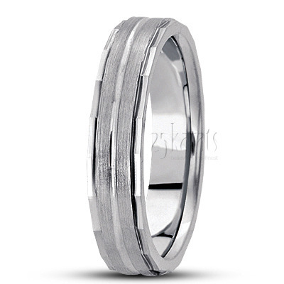 Sturdy Basic Designer Wedding Ring  - view 6 thumbnail
