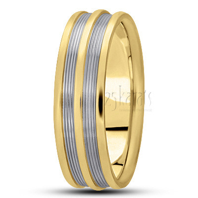 Basic Carved Simple Wedding Bands - main view thumbnail