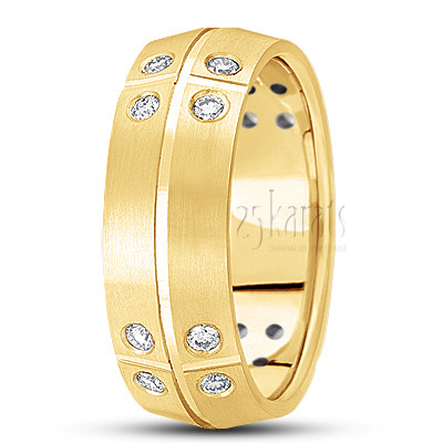 Elegant Diamond Wedding Band 3 - view 2