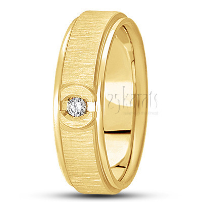 Step Edge Diamond Wedding Ring 1 - main view thumbnail