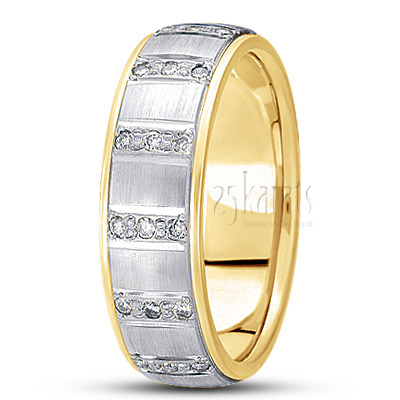 Pave-set Diamond Wedding Band - view 4