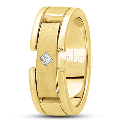Sturdy Diamond Wedding Ring 1 - view 3