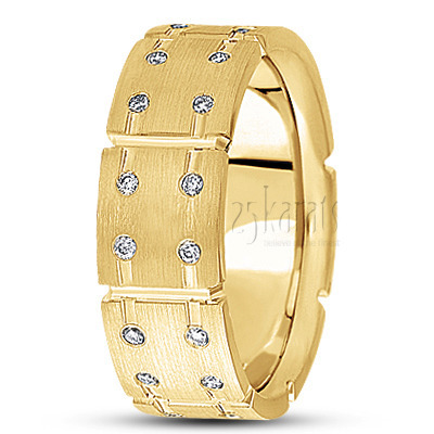 Unique Diamond Wedding Ring - main view thumbnail