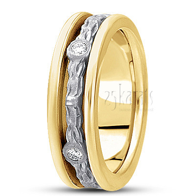 Antique Diamond Wedding Band - view 4 thumbnail