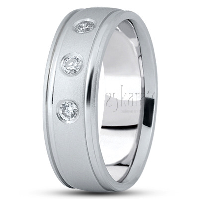 Traditional Diamond Wedding Ring 5 - view 2