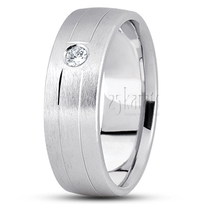 Chic Diamond Wedding Band 1 - view 2