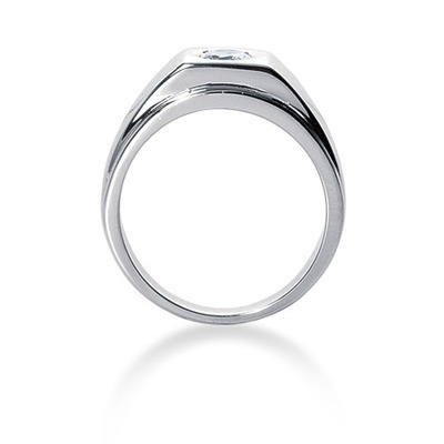 0.75 ct. Solitaire Diamond Men's Ring thumbnail 2