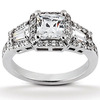 Halo Princess Diamond Engagement Ring (0.5 ct. t.w.)