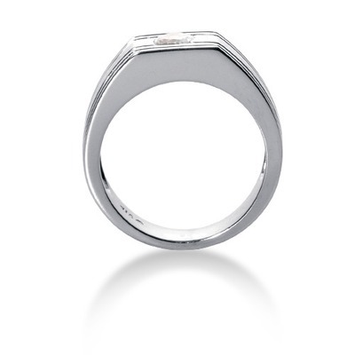 0.35 ct. Solitaire Diamond Men's Ring thumbnail 2