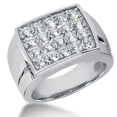 2.00 ct. Diamond Man Ring