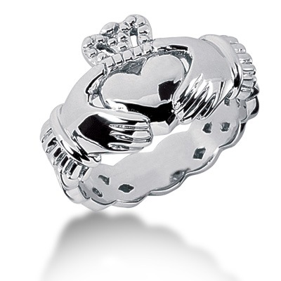 Claddagh Irish Man Ring