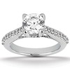 Round Cut Prong Set Diamond Bridal Ring (0.37 ct.tw.)