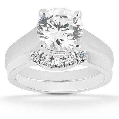 0.08 ct. Diamond Bridal Ring 1 - view 1