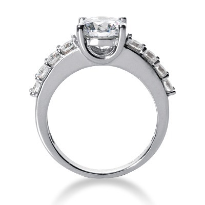 Round Cut Prong Set Diamond Engagement Ring (0.40 t.c.w.) thumbnail 2