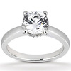 Round Cut Prong Set Diamond Engagement Ring (0.08 ct.tw.)