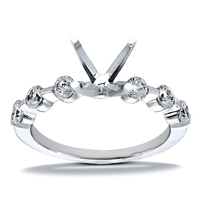 Semi mount Diamond Bridal Ring (0.60 t.c.w.) - view 13