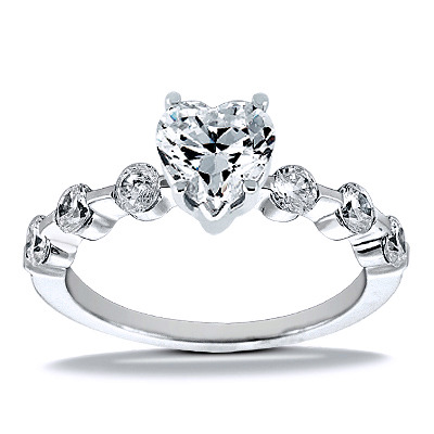 Semi mount Diamond Bridal Ring (0.60 t.c.w.) - view 21