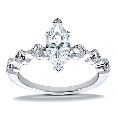 Semi mount Diamond Bridal Ring (0.60 t.c.w.) thumbnail 20