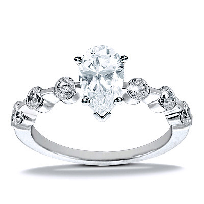 Semi mount Diamond Bridal Ring (0.60 t.c.w.) thumbnail 18