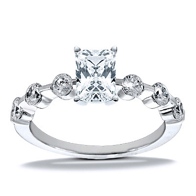 Semi mount Diamond Bridal Ring (0.60 t.c.w.) thumbnail 16