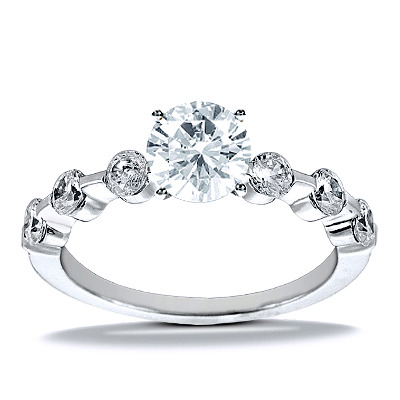 Semi mount Diamond Bridal Ring (0.60 t.c.w.) - view 15