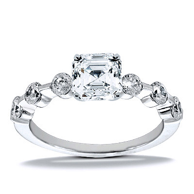 Semi mount Diamond Bridal Ring (0.60 t.c.w.) thumbnail 14