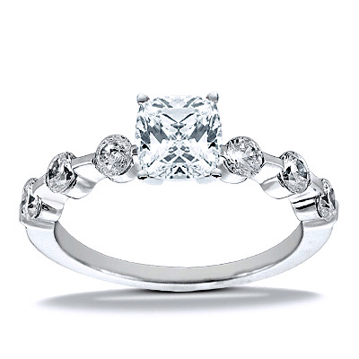 Semi mount Diamond Bridal Ring (0.90 t.c.w.) - view 23