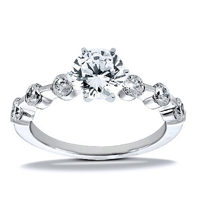 Semi mount Diamond Bridal Ring (0.90 t.c.w.) thumbnail 15