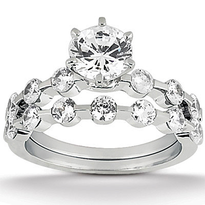 1.05 ct. Diamond Bridal Ring thumbnail 3