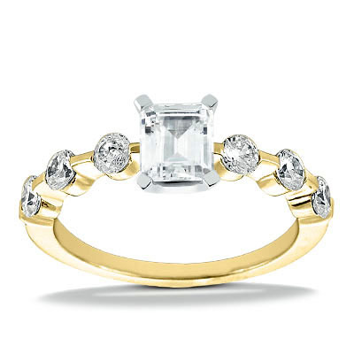 Semi mount Diamond Bridal Ring (0.60 t.c.w.) - view 10