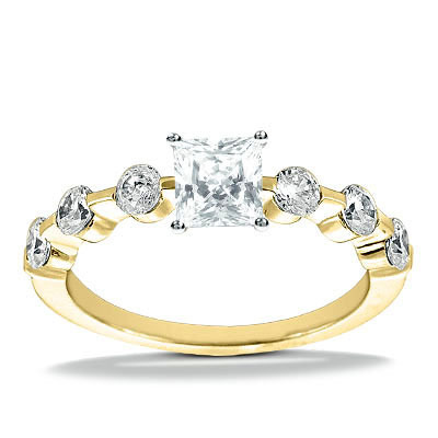 Semi mount Diamond Bridal Ring (0.60 t.c.w.) thumbnail 5