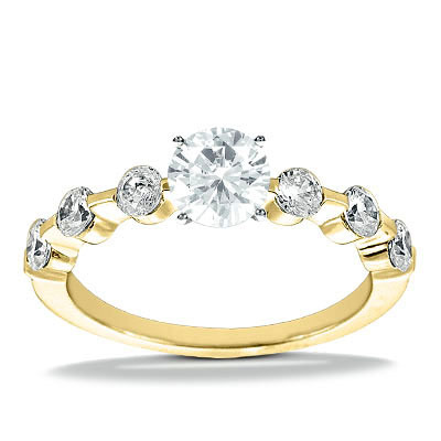 Semi mount Diamond Bridal Ring (0.60 t.c.w.) - view 3