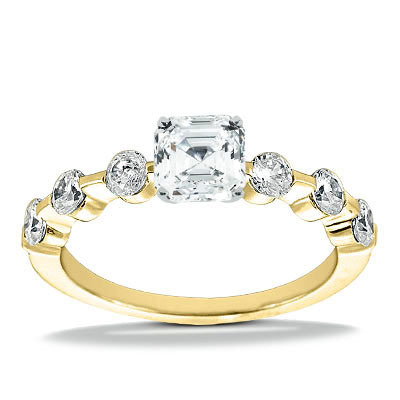 Semi mount Diamond Bridal Ring (0.60 t.c.w.) thumbnail 2