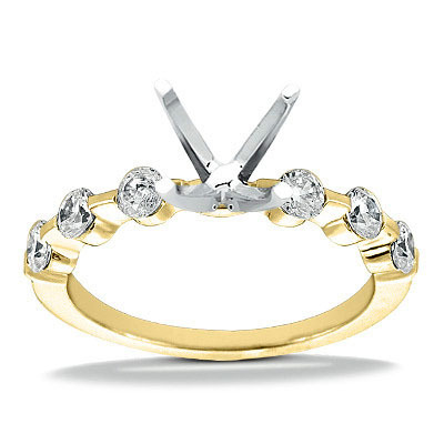 Semi mount Diamond Bridal Ring (0.90 t.c.w.) thumbnail 12