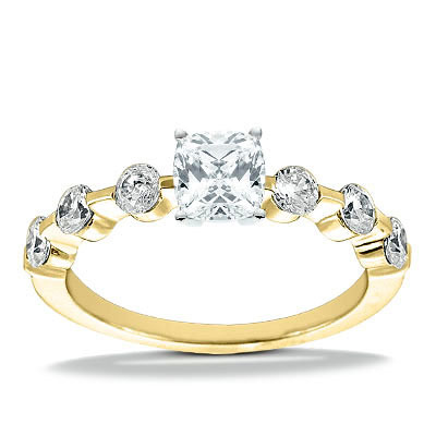 Semi mount Diamond Bridal Ring (0.90 t.c.w.) - view 11