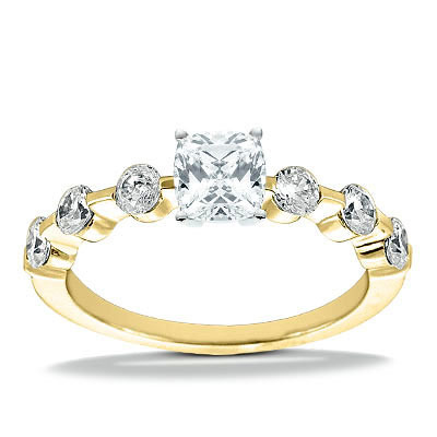 Semi mount Diamond Bridal Ring (0.90 t.c.w.) thumbnail 11