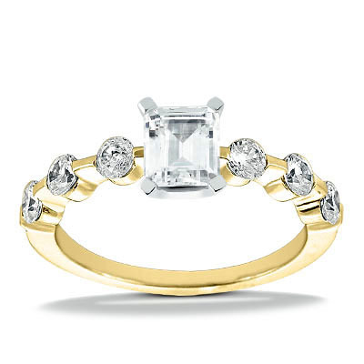 Semi mount Diamond Bridal Ring (0.90 t.c.w.) thumbnail 10